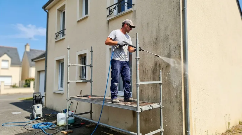 Ravalement & nettoyage de façade Le Mans