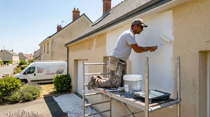 Peinture de façade Le Mans
